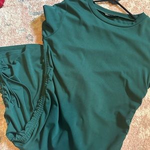 Dress w/ drawstring sides